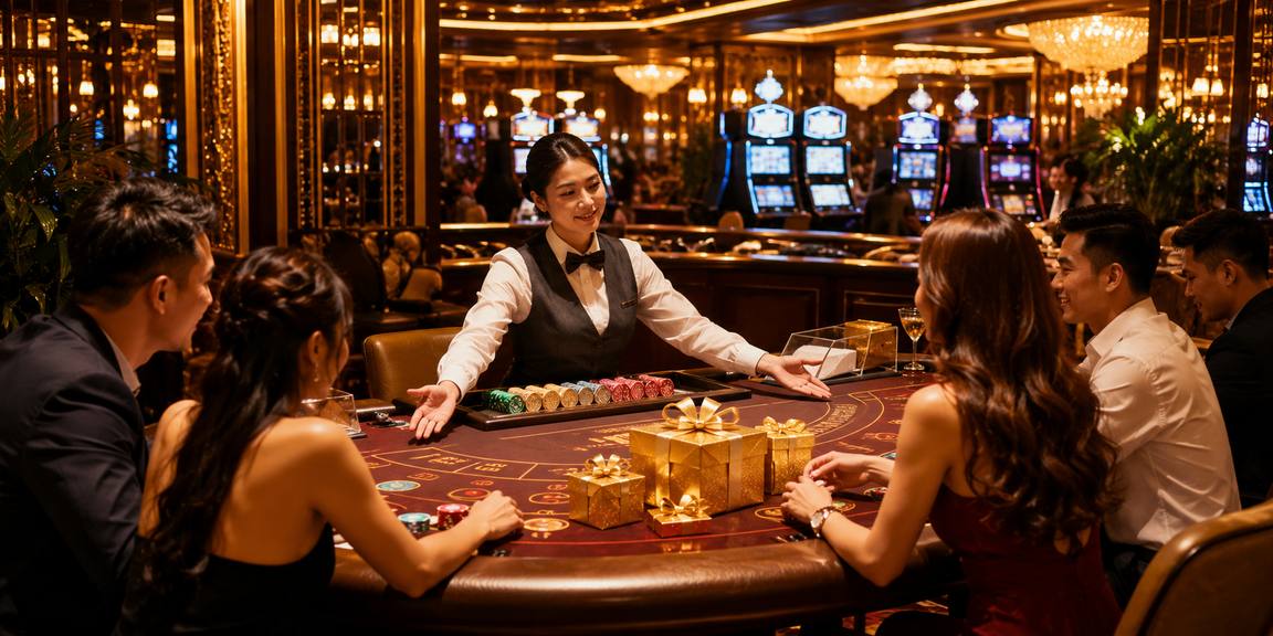vj961 Galactic Gems mang phong cách vũ trụ độc đáo đến lobby của chúng tôi
